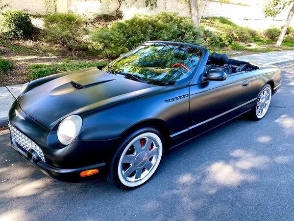 2003 FORD THUNDERBIRD DELUXE CONVERTIBLE, RED INTERIOR, SRT8 - cars... for sale in San Diego, CA – photo 4