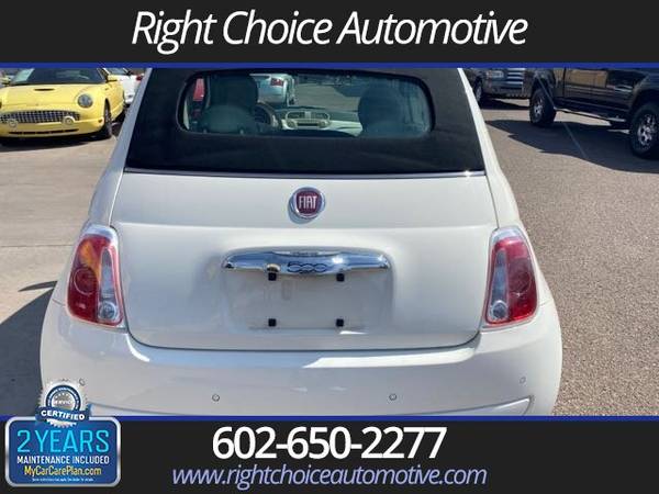 2015 Fiat 500C Convertible, auto, 2 OWNER CARFAX CERTIFIED WELL MAIN... for sale in Phoenix, AZ – photo 9
