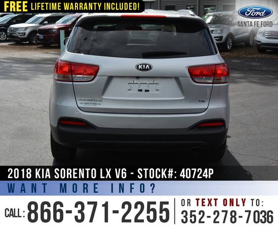 2018 KIA SORENTO LX SUV *** Bluetooth, Cruise Control, SIRIUS *** -... for sale in Alachua, FL – photo 6