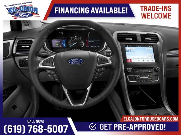 2018 Ford Fusion Hybrid S FOR ONLY 386/mo! - - by for sale in Santee, CA – photo 7