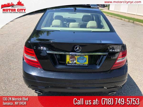 CERTIFIED 2013 MERCEDES-BENZ C300 SPORT ! AWD! FULLY LOADED! WARRANTY! for sale in Jamaica, NY – photo 5