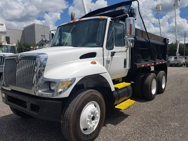 2003 INTERNATIONAL 7400 Tandem Axle Dump Truck CDL Required for sale in TAMPA, FL – photo 4