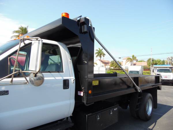 Ford F750 Flatbed 16 DUMP BODY TRUCK Dump Work flat bed DUMP TRUCK for sale in south florida, FL – photo 7