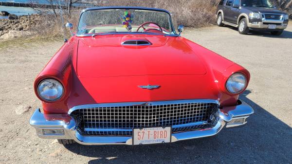 1957 Red Ford Thunderbird Convertible Body Off Resto EX CONDITION for sale in Marion, MA – photo 6