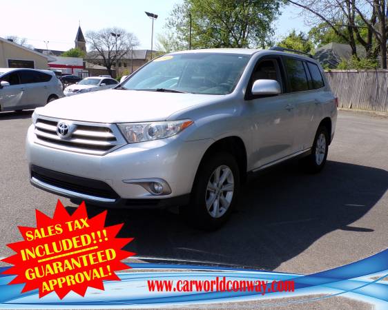 2013 Toyota Highlander GUARANTEED APPROVALS SALES TAX INCLUDED for sale in Conway, AR – photo 3