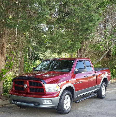 Cherry Red 2011 Ram 1500 Quad Cab/116K/4x4/5 7 Hemi V8 for sale in Raleigh, NC – photo 6