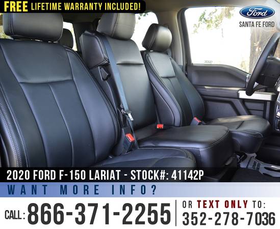 2020 FORD F150 LARIAT 4WD Warranty - Tonneau Cover - SYNC for sale in Alachua, FL – photo 21