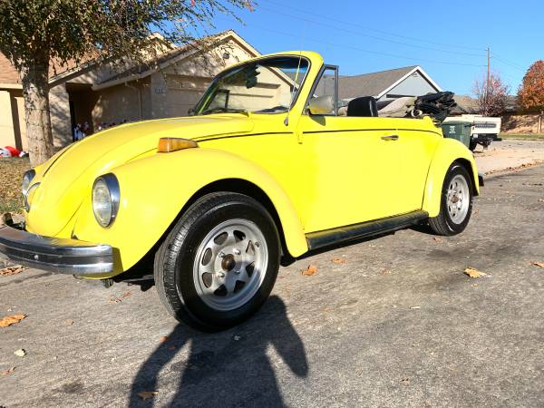 1974 Volkswagen super beetle convertible - cars & trucks - by owner... for sale in Modesto, CA – photo 4