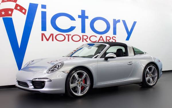 2015 *Porsche* *911* *2dr Targa 4S* RHODIUM SILVER M - cars & trucks... for sale in Houston, TX – photo 3