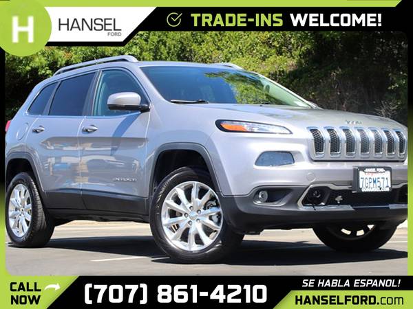 2014 Jeep Cherokee Limited FOR ONLY 372/mo! - - by for sale in Santa Rosa, CA – photo 3