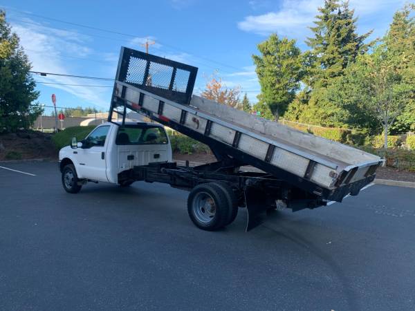 2002 Ford F-450 super duty dump truck - cars & trucks - by owner -... for sale in Seattle, WA – photo 3
