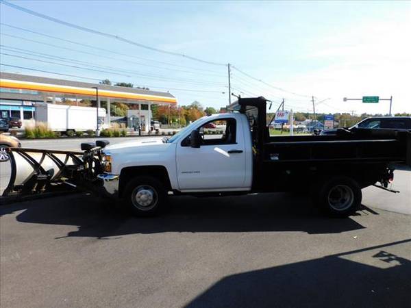 2015 Chevrolet Chevy Silverado 3500HD Dump Body Plow Trucks - cars &... for sale in Salem, MA – photo 5