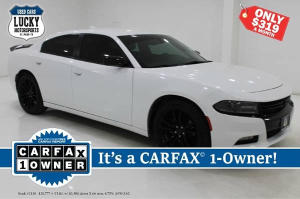 2016 DODGE CHARGER SXT for sale in El Paso, TX
