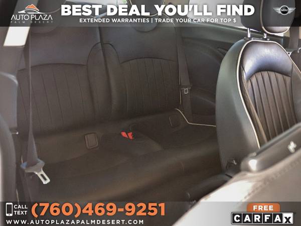 2012 Mini Cooper Hardtop 247/mo with Moonroof, Leather - cars & for sale in Palm Desert , CA – photo 13