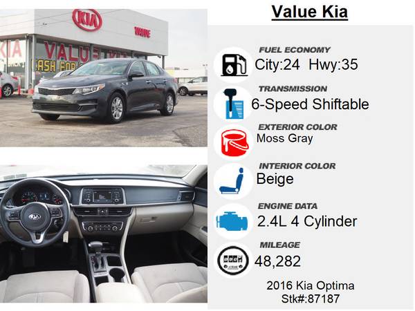 2016 Kia Optima LX - - by dealer - vehicle automotive for sale in Philadelphia, PA – photo 4