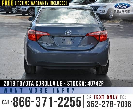 2018 Toyota Corolla LE *** Bluetooth, Cruise Control, Camera *** -... for sale in Alachua, AL – photo 6