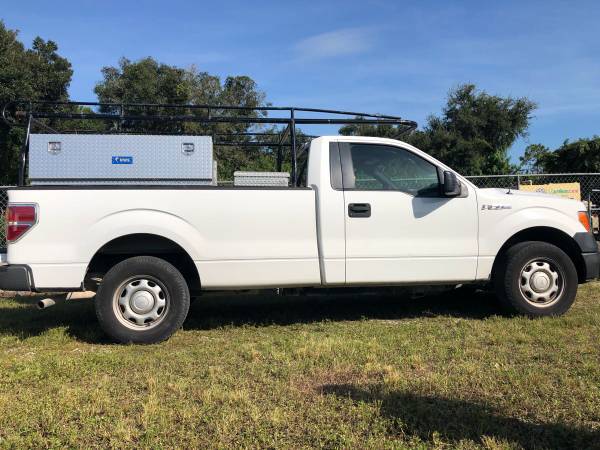 2013 Ford F-150 XL One Owner 138k Ladder rack tow pkg tool boxes for sale in Lutz, FL – photo 2