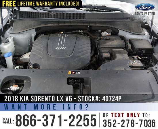 *** 2018 KIA SORENTO LX SUV *** Bluetooth - Cruise Control - SIRIUS... for sale in Alachua, FL – photo 11
