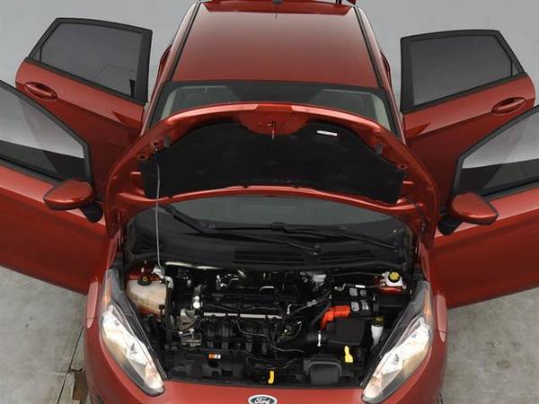 2017 Ford Fiesta SE Sedan 4D sedan Red - FINANCE ONLINE for sale in Downey, CA – photo 4