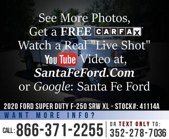 2020 FORD SUPER DUTY F250 SRW XL Camera, Bluetooth, Bedliner for sale in Alachua, FL – photo 20