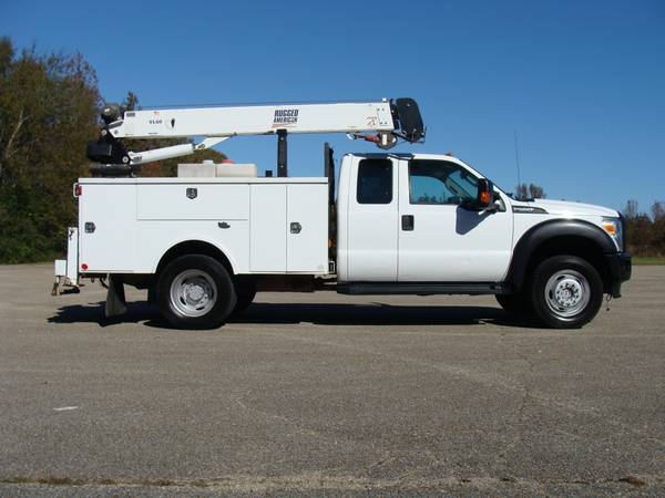 2012 FORD F550 EXTENDED CAB 4X4 SERVICE W/ CRANE STOCK #790 -... for sale in Corinth, MS – photo 3
