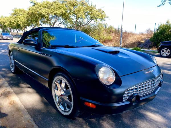 2003 FORD THUNDERBIRD DELUXE CONVERTIBLE, RED INTERIOR, SRT8 - cars... for sale in San Diego, CA – photo 2
