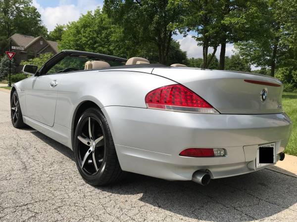 2004 BMW 645CI Convertible - Only 133K miles - New Tires and Rims for sale in McCordsville, IN – photo 3