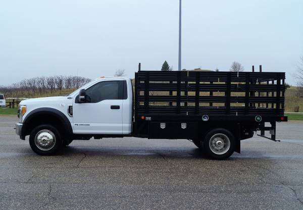 2017 Ford F550 XL - 12ft Flatbed - RWD 6 7L V8 Power Stroke (A05562) for sale in Dassel, MN – photo 8