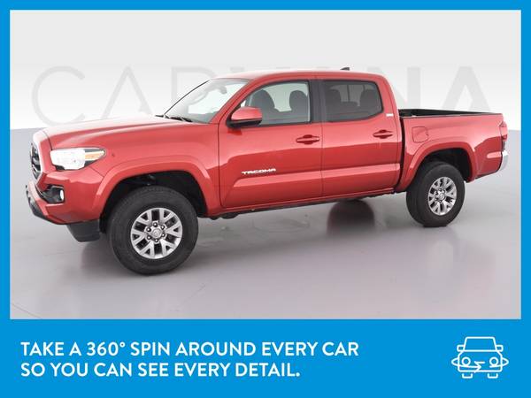 2019 Toyota Tacoma Double Cab SR5 Pickup 4D 5 ft pickup Red for sale in Lafayette, LA – photo 3