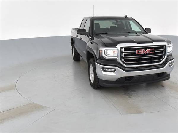2018 GMC Sierra 1500 Double Cab SLE Pickup 4D 6 1/2 ft pickup Black... for sale in Chicago, IL – photo 3