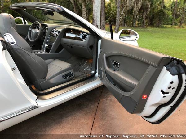 2013 Bentley Continental GT Convertible w/ 23,774 miles! Glacier W -... for sale in Naples, FL – photo 17