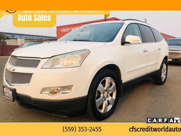 2011 Chevrolet Traverse LTZ 4dr SUV with - cars & trucks - by dealer... for sale in Fresno, CA
