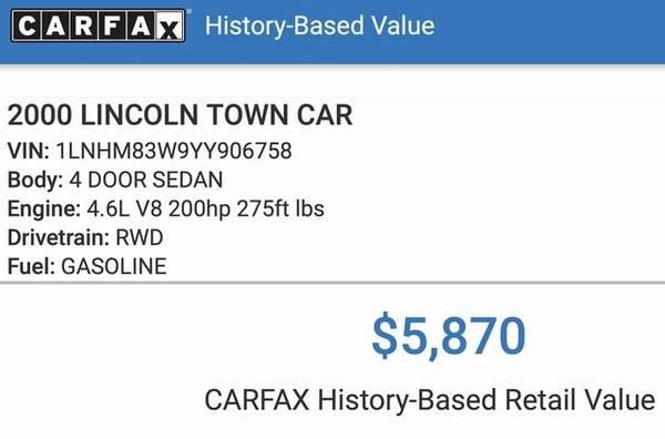 2000 Lincoln Town Car Cartier - - by dealer for sale in St. Augustine, FL – photo 2