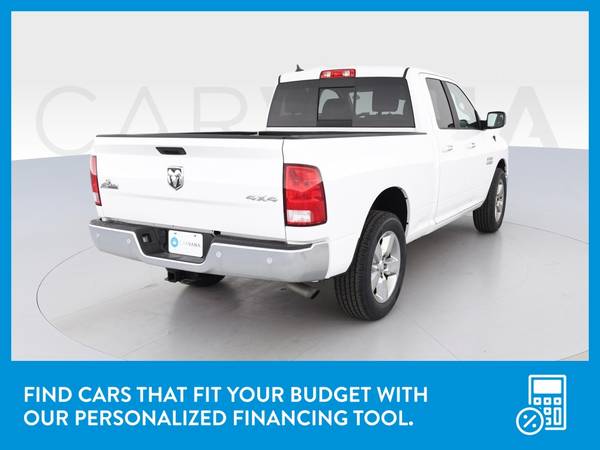 2018 Ram 1500 Quad Cab Harvest Pickup 4D 6 1/3 ft pickup White for sale in Greensboro, NC – photo 8