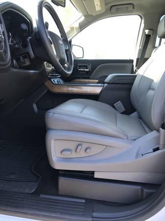 2018 Chevy Chevrolet Silverado 1500 LTZ pickup White - cars & trucks... for sale in Boone, NC – photo 16