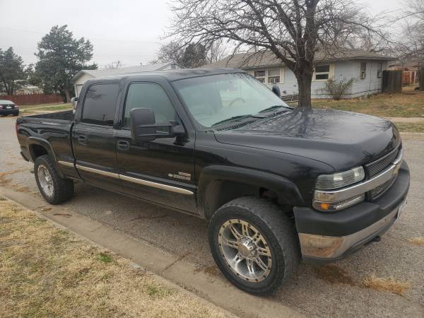 2002 crew cab duramax - cars & trucks - by owner - vehicle... for sale in Pampa, TX
