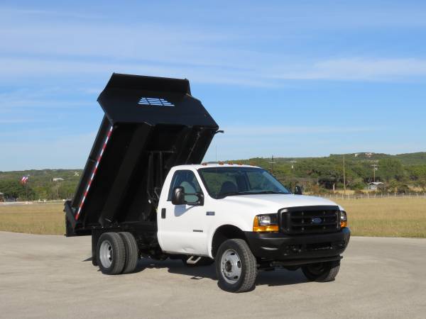 Ford F550 Dump Truck, 7.3L Diesel, 4x4, Folding Bed Sides, SEE... for sale in San Marcos, TX – photo 6