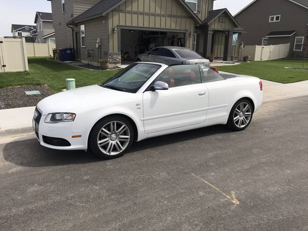 2007 Audi S4 Quattro Cabriolet Arctic White with Red Leather! - cars for sale in Twin Falls, ID – photo 4