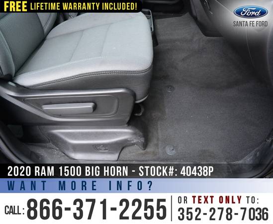 2020 RAM 1500 BIG HORN 4WD Push to Start - Camera - Homelink for sale in Alachua, GA – photo 20