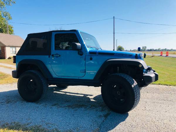 2010 *Jeep* *Wrangler* *4WD 2dr Sport* BLUE for sale in Cicero, IN – photo 6