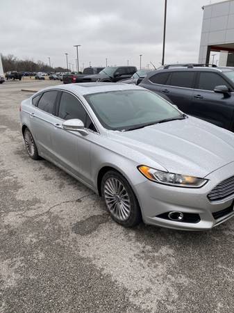 2015 Ford Fusion Titanium sedan Silver - - by dealer for sale in ROGERS, AR – photo 2