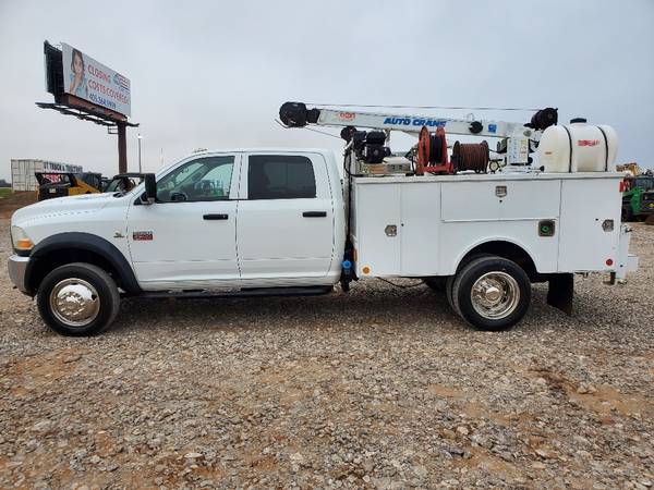 2011 Dodge 4500 5000lb Crane Crew Cab Mechanics Service Utility Bed... for sale in salt lake, UT – photo 9