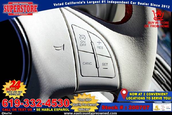 2013 FIAT 500E BATTERY ELECTRIC HATCHBACK-EZ FINANCING-LOW DOWN! -... for sale in El Cajon, CA – photo 15