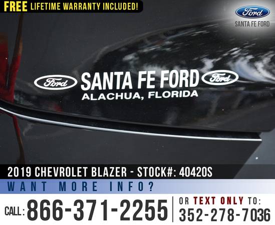 2019 Chevrolet Blazer *** Touchscreen, Apple CarPlay, SiriusXM *** -... for sale in Alachua, FL – photo 21