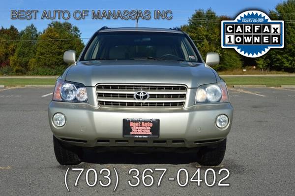 2001 TOYOTAHIGHLANDER LIMITED AWD ONE OWNER - cars & trucks - by... for sale in MANASSAS, District Of Columbia – photo 2