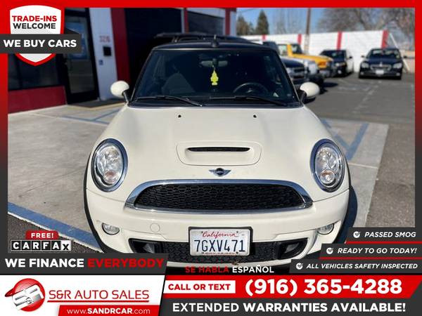 2014 Mini Convertible Cooper S Convertible 2D 2 D 2-D PRICED TO for sale in Sacramento , CA – photo 3