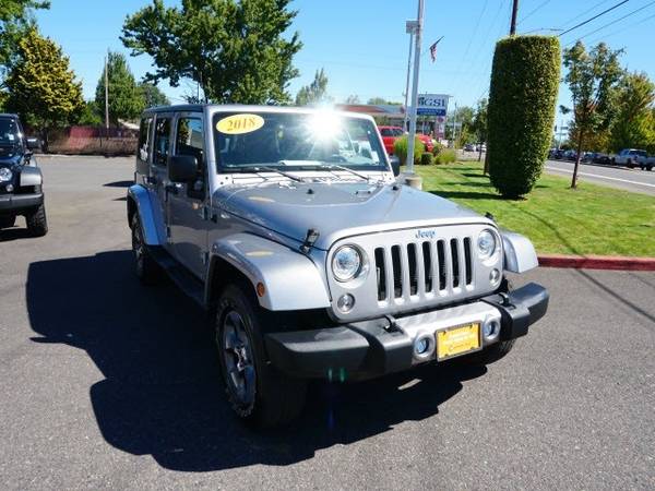 2018 Jeep Wrangler JK 4x4 4WD Certified Unlimited Sahara SUV - cars... for sale in Gresham, OR – photo 3