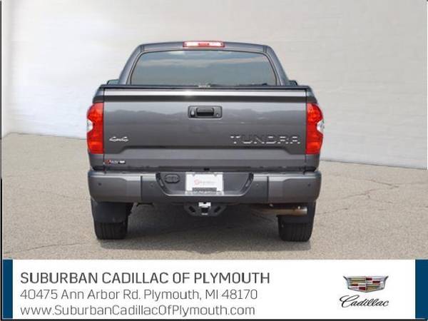 2018 Toyota Tundra truck Platinum - Toyota Magnetic Gray - cars &... for sale in Plymouth, MI – photo 4
