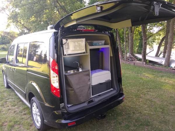 Mini-T Camper Van 2019 (black) Garageable Microwave solar wifi for sale in Lake Crystal, GA – photo 8