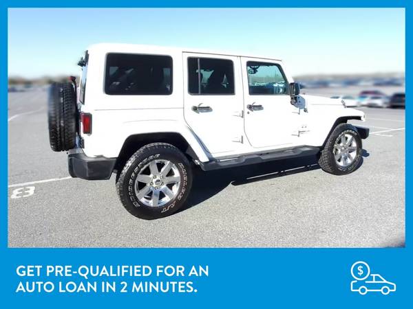 2017 Jeep Wrangler Unlimited Sahara Sport Utility 4D suv White for sale in Frederick, MD – photo 9